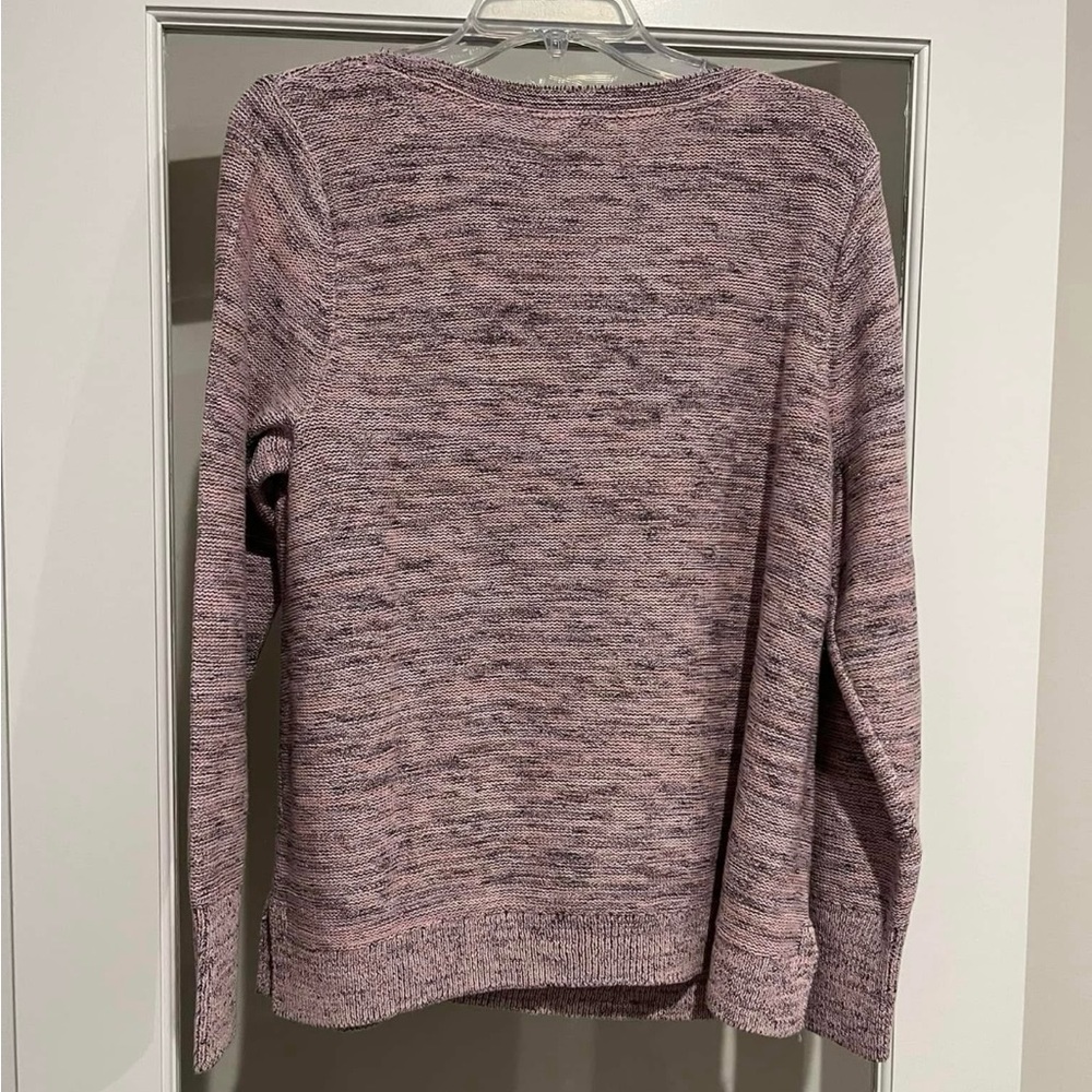 J JILL SPACE DYED TEXTURED SWEATER SIZE LARGE NWT! - Picture 4 of 5